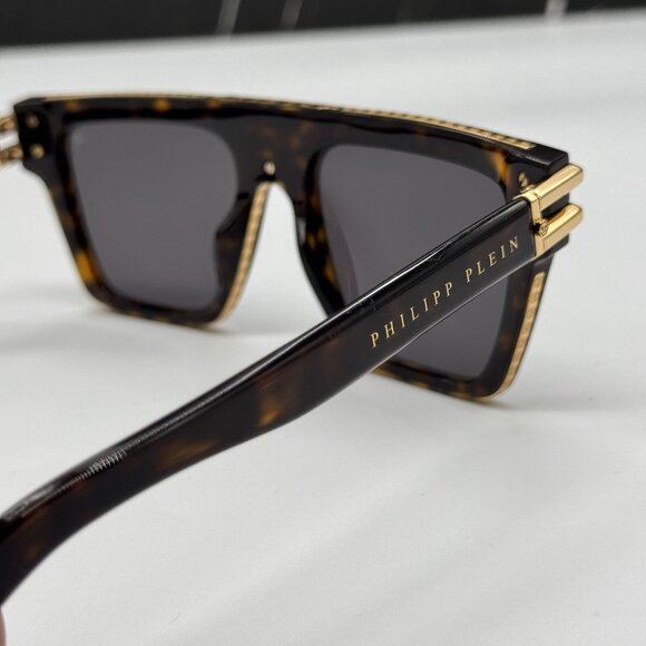 NEW SPP108M 0722 PHILIPP PLEIN ICON HAVANA UNISEX SUNGLASSES - Picture 7 of 13